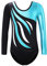 XFGIRLS Gymnastics Leotards for Girls Long Sleeve Sparkle Leotards Shiny Athletic Ballet Dance Leotards 183 Black Blue 16A