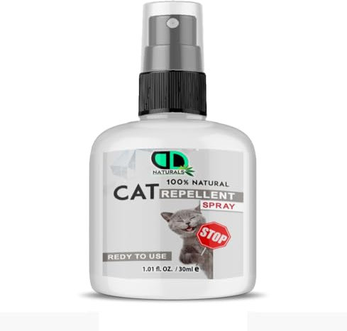DD Teck 100% Natural Cat Repellent Spray, Safe & Effective -Prevents Scratching & Damage, Garden Protection,Encourages Positive Behavior,Easy to Use (30ml Spray)