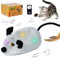 HUIKUANGEU Katzenspielzeug Elektrisch Spielmaus,Katzen Spielzeug,Katzenspielzeug mit Fernbedienung,Katzenspielzeug Maus,Interaktives Katzenspielzeug,für Lustiges Jagdsimulationstierspielzeug