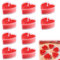 Bougies coeur,Bougie Chauffe Plat,10 Pièces Bougie Coeur,Bougie Saint Valentin Coeur,Bougie st valentin,Bougies Romantiques,Bougies en Forme de Coeur,pour anniversaire,fête,proposition,mariage