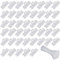 100 Stück Kabeletiketten Kabel Beschriftung Mit 100 Kabelbinder,Wasserdicht Kabelkennzeichnung,Transparenter Kabelbinder Tag Box,Zur Kennzeichnung Und Klassifizierung Aller Kabelarten