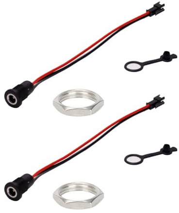 Fasizi 5.5 x 2.1mm Electric Scooter Charging Sockets Connector Refillable Compact Durable Reusable for Accessories