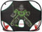 Obiettivo per porta da hockey, 89 x 60 x 50 cm, grafica da portiere, tessuto Oxford con tasche angolari per sessioni di allenamento per giovani e adulti