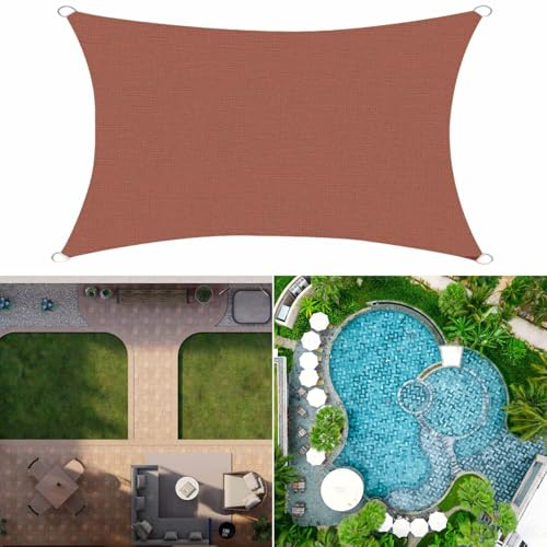 Voile d'ombrage imperméable pour jardin, terrasse et pergola, 4 x 6 m, protection solaire ultime