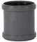 Ostendorf HTsafe Doppelmuffe DN 110 mm HT-Rohr