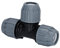 H2O-Flex® Lot de 32 raccords de serrage en T pour tuyau en polyéthylène 32 mm DVGW