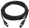 Yeung Qee 4 pin Car Video Extension Cable aviation male to femaler Plug Video and Power Cord Shield AV cable Waterproof and shockproof vehicle video Monitor reversing airline Aviation plug cable (10M)