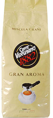 Caffe Vergnano Gran Aroma, Caffè in Grani, 3 Confezione da 1 Kg
