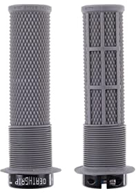 Dmr Deathgrip MTB Mountain Bike Cycle handle bar grips Grey Flanged Lock on Thin Soft