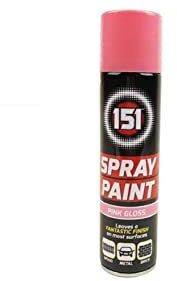 250ml High Grade Matt Gloss Household Spray Paint Can for Autos Wood Metal Plastic Graffiti (1, Pink Gloss)