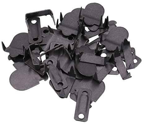 Trimming Shop Hook and Bar Metal Non sew Snap Fasteners Waistband extender for Repairing Trousers, Skirts, Tunic, Fashion Clothing, 4 Parts, 10mm, Gunmetal, 10pcs