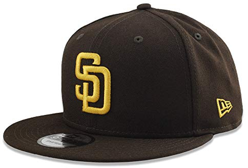 New Era San Diego Padres Basic Logo MLB 9FIFTY Snapback Cap Braun, One Size