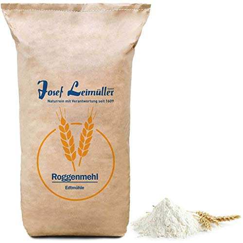 Leimüller Roggenmehl Type 1150 960 5kg Premium Brotmehl Mehl Backen Brot | 100% naturrein, ohne Zusatzstoffe, Bäckereiqualität, ideal für Roggenbrot, aus Österreich