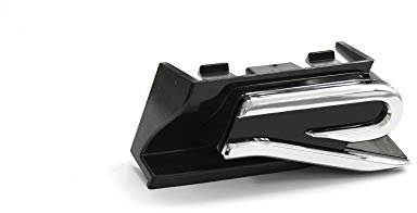 Volkswagen 760853948LBYY Schriftzug R-Logo Kühlergrill Emblem Hybrid Logo chrom