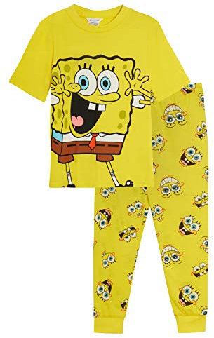 SpongeBob Squarepants Kids Pyjamas 3-4 Years Yellow