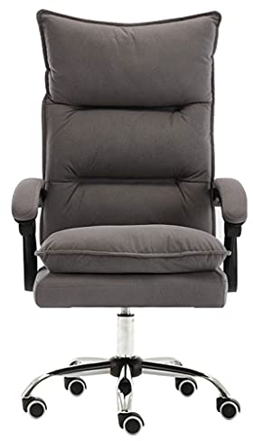 Stuhl für Schreibtisch Sessel Computerstuhl, wasserdicht leicht zu reinigen Ergonomie Bürostuhl, einstellbare Höhe, 360 ° Rotation Racing-Spielstuhl Ergonomisches Mesh-Büro (Color : Grau)