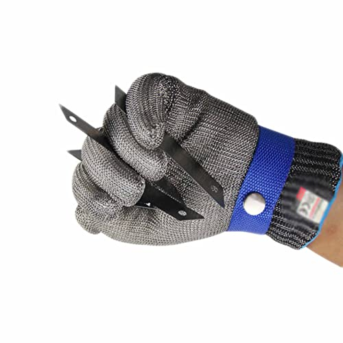 Cut Resistant Gloves Grade 5 protective cutting gloves, chef kitchen work gloves, food grade gloves(Size:S/A pack of one)