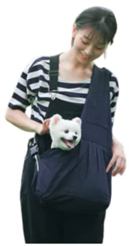SIQITECH Hundetragetasche Welpen Katze Umhängetasche Oxford Tragetasche Verstellbar Haustier Fronttasche Atmungsaktiv Hundetasche Outdoor Reise Transporttasche Schultertasche für Hund bis 5kg