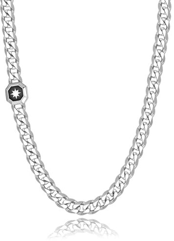 S'Agapõ Collana Uomo In Acciaio Con Simbolo Rosa Dei Venti | Collezione Castle - SCA02