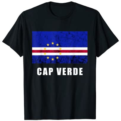 Kap Verde Flagge Cap Verde Stars Kap Verde Island Pride T-Shirt