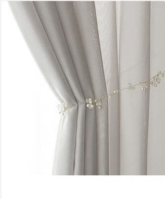 Rideaux Transparents Blancs Solides résistants aux Rayures décor à la Maison Japonais Rideau de fenêtre en Tulle Salon Un Panneau 2022-2-gris Clair, 1 pièce W450xH250cm, Dessus à œillets