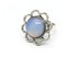 Verstellbare Damenringe – Persönlichkeit,Unregelmäßige Blumeneinlage,Natürlicher Lapislazuli-Opal,Ringe Für Paar-Fingerring,Schicke Hochzeitsfeier,Tägliches Tragen Von Ornamenten,Weiß,Verstellbar
