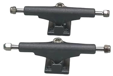 Leefai Pro Fingerboard Trucks (Achsen) 34mm Raw Metal Inverted Trucks with Single Axles and Updated Pivot Cups