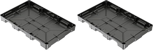 NOCO BT27S Group 27 Heavy-Duty Battery Tray for Marine, RV, Camper and Trailer Batteries,Black (Pack of 2)