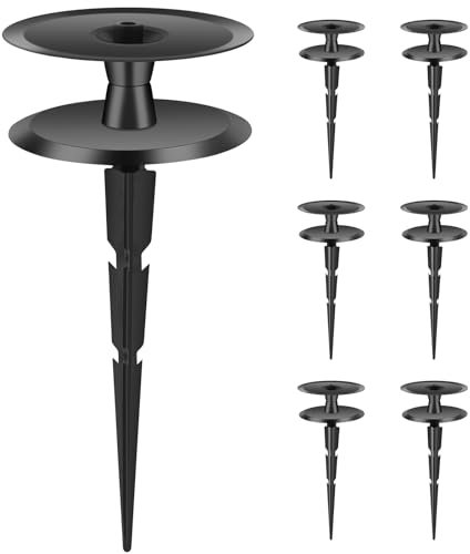 Garden Hose Guide Spike Hose Guide Spike Heavy Duty Pure Metal Hose Reel Guide Keep Flower Hose Away From Flower Beds Rustproof Coated Garden Hose Stake for