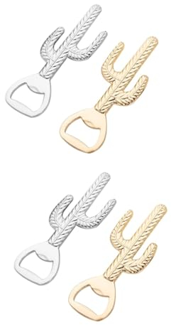 Cabilock 4stücke Kaktus Korkenzieher Und Flaschenöffner Kreative Party- Für Hochzeiten Und Feiern Tragbar Und Langlebig