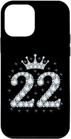 iPhone 12 mini 22 Crown 22 Years Old Happy 22nd Birthday Girl Women Case