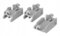 Lot 3 Clips support clayette supérieure pour Lave-vaisselle - 00418674
