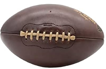 ALL SPORT VINTAGE - American Football – 2 verschiedene Arten erhältlich – Rindsleder – handgenäht – französische Marke (personalisierbar)