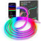 Kangtaixin 6.6FT/2M LED Neon Rope Lights, RGB LED Strip Lights App Control, Music Syncing, DIY Design for Bedroom, Living, Gaming, Kitchen, Indoor, Party Decoration