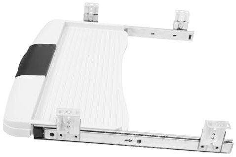 UKCOCO 1juego Soporte Deslizante Para Teclado De Oficina Bandeja Extraíble Bajo Escritorio Diseño Ergonómico y Práctico Organizador De Mesa Compacto y Ligero
