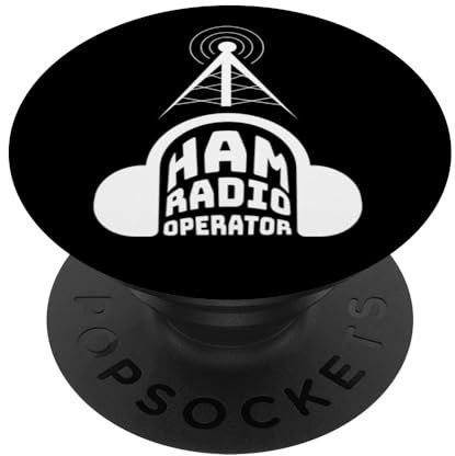 Ham Radio Operator Funktechnik Funkliebhaber Amateurfunk PopSockets Klebender PopGrip