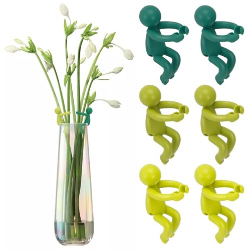 AYSYR 6 soportes para plantas para esquejes para plantas, soporte para plantas, regalos para personas para amantes de las plantas, soporte para plantas para brotes, soporte para flores, reutilizable