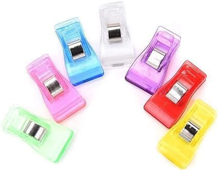 Lot de 20 pinces à coudre multicolores en plastique pour matelassage, couture, accessoires de matelassage, outils de bricolage