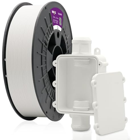 WINKLE Fireproof PLA Filament UL94-V0 1.75mm 750g Weiß, 3D Drucker Filament, 3D-Druckmaterialien, Maßgenauigkeit +/- 0.05mm, Leicht zu Druckendes Feuerfestes und Elektrisch Isolierendes Filament