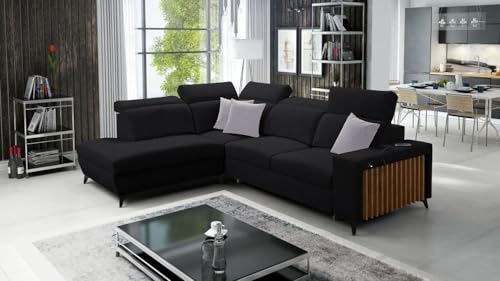 Ecksofa Alicante 7-283x224cm - Schlaffunktion - Bettkasten - L-Form - Couch - Eckcouch - Schlafsofa - Wohnlandschaft - Sofa - Polstersofa - Wohnzimmermöbel - Sawana 14 Links - 26