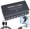 Gacqpli Splitter Ethernet Gigabit | Hub Internet 8 Porte,Adattatore Plug and Play ad Alta Velocità 1000Mbps per TV Streaming Computer Laptop Casa e Ufficio