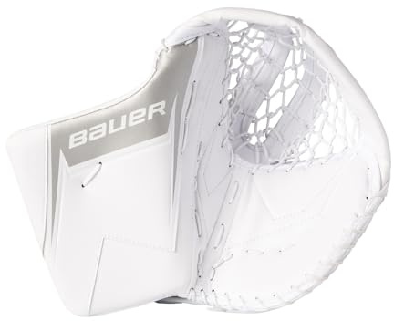 Bauer SV-Pro Eishockey Torwartfanghand Catcher Senior weiß