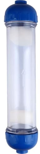 BESPORTBLE Wasserfiltergehäuse Transparent Verstärkt Ersatzfiltergehäuse für Befüllbare Wasserfilterflasche Wiederverwendbar für Zuhause Inline Wasserreiniger mit Hoher Absorptionsleistung
