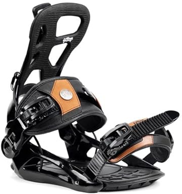 Snowboard Bindings Quick Step-in for Ski Boots - Easy Attachment and Release, Compatible with Various Boot Types