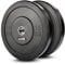 Lex Quinta Bumper Plate/Vollgummi 2x15kg Hantelscheiben für 50mm Hantel Stangen