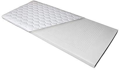 Betten Jumbo Luxus 7-Zonen Viscoschaum-Topper 180x200 cm mit Memoryschaum, Matratzenauflage mit Klimalochbohrungen und ergonomischen Liegezonen für höchsten Schlafkomfort