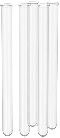VBS Reagenzgläser 5er-Pack 16x160mm aus Klarglas Dekoration Vase Gesteck Geschenk