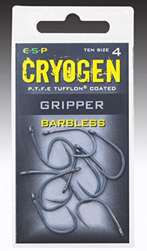 ESP Cryogen Gripper Barbless Hooks: 8