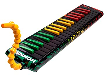 HOHNER AirBoard, Rasta 37, Blow Flow Mundstück, Softcase