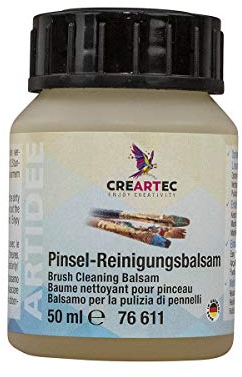 CREARTEC - Pinsel Reinigungsbalsam - zur intensiven Reinigung ihrer Pinsel - 50ml - Made in Germany